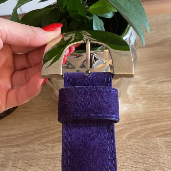 Purple Suede Vintage Belt - Picture 4 of 4